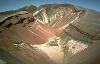 Mount Tarawera 1886 eruption crater